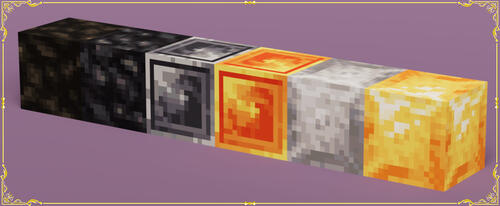 Charcoal, Coke, Steel, Hot Steel, Pig Iron, Hot Pig Iron
